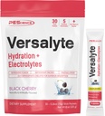 Pescience Versalyte Electrolyte Hydration Pakiety, Proszek bez cukru Electrolyte z magnezu, Tauryna, Przeciwutleniacze, Minerały śladowe - Black Cherry, 30 Służenie