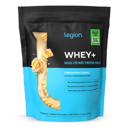 LEGION Serwatka + Izolat z serwatki z krów karmionych trawą - Izolat z białka serwatki w proszku niskokalorycznym, niezmodyfikowany genetycznie, wolny od cukru, laktoza i gluten, wszystkie naturalne białka w proszku dla mężczyzn i kobiet (30 Sług)
