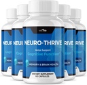 VIVE MD Neuro Thrive Brain Supplement - Oficjalna formuła - Neuro Thrive PQQ, Neuro Thrive for Extra Force with Ginkgo Biloba Extract, Siberian Ginseng Extract (5 Pack)