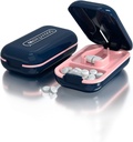 DUBSTAR Small Pill Cutter, Pill Cutter Splitter dla małych i małych pigułek, Przenośne Cutters Pretty Pill dla dużych tabletek, Cits Vitamin Tablets for Purse Pocket (Pill Cutter, niebieski)