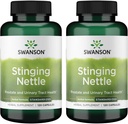 Swanson Stinging Nettles - Herbal Supplement Prostate Health & Urynary Tract Support - Natural Formula Support Research Health & Fluid Balance - (120 kapsułek) (2 opakowania)