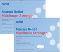Kurier Guaifenesin 1200 mg Rozszerzona release Mucus Relief Maximum Strength - 168 Count Bulk Extended Release Tablets - Reduct Mucus Clear Congestion (2 opakowania po 84 tabletki)