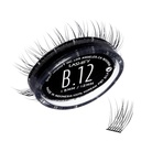 Lashify Bold 12mm Gossamer DIY Eyelash Rozszerzenia Refill, czarny, łatwe fałszywe rzęsy dla naturalnego wyglądu