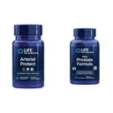 Life Extension Arterial Protect - Suplement do ciśnienia krwi dla zdrowia serca i Ultra Prostate Formuła, Saw Palmetto dla mężczyzn, pigeum, kłucie Nettle Root, likopen