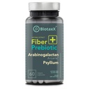 Psyllium Husk (Plantago ovata) + Arabinogalactan ≥ 95% - 660 mg, 60 Kapsułek wegańskich - Fiber Complex