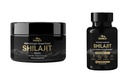 Well Being Mora Himalayan Shilajit Resin (30g) + Vegan Shilajit Kapsułki (60 Hrabia) 124; 75% + Fulvic Acid & 85 + Ślad Minerałów 124; Mineralny suplement dla mężczyzn i kobiet