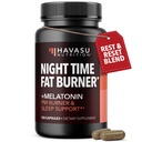 Night Time Fat Burner Metabolizm Booster Bis 124; Appetite Supressant & Suplement do wsparcia utraty masy ciała 124; 120 Weight Supplement Supplement dla mężczyzn