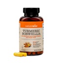 NatureWise Turmeric Boswellia Suplement z BioPerine & Organic Ginger Root - Organic Turmeric 900mg + Boswellia Extract 600mg - Non-GMO, Vegan, USA Productured - 60 Kapsułki [30- Day Supply]