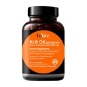 Zaproszenie zdrowia Kryl Oil Advanced - Wspiera sercowo-naczyniowe i zdrowie mózgu - Dostawy EPA, DHA, Astaksantyny i Omega-3 fosfolipidów - 60 Kapsułki