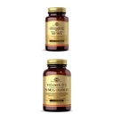 Solgar Vitamin K2 (MK-7) 100mcg, 50 Vegetable Capsules - Supports Bone Health Vitamin D3 (Cholecalciferol) 250 MCG (10,000 IU), 120 Softgels - Immune System Support