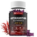 Astaksantyna Gummies, 12 mg Per Gummy 24 mg Max, Astaksantyna Suplementy z witaminą A / C / D / E, Resveratrol, 14- IN-1 Przeciwutleniacze Mieszanka dla kobiet Mężczyźni, Skóra, Oczy, Wsparcie immunologiczne, Bez cukru, Wegan, 60 Ct