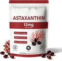 Astaksantyna 12 mg, 120 Softgels, Natural Microalg Source, Non-GMO Gluten- Free, 4 Dostawa miesiąc