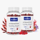 Astaksantyna 12 mg Suplementy, 120 Softgel, Max Siła Astaksantyna Suplementy przeciwutleniające, Świeże mikroalgi, 4 Miesiąc Dostawy, 2 Butelki