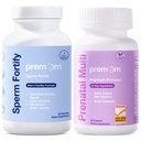 Premama Mężczyzna Sperm Fortify kapsułki - Mężczyzna Suplementy płodności dla mężczyzn - Witaminy prenatalne dla kobiet Bundle - Pojęcie dla jej Multivitamin - 120 Hrabia