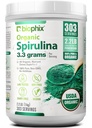 biophix Organic Spirulina Proszek, 2,2 Lbs 100% Czysty Spirulina Blue Green Algae Proszek, Wegan, Nie GMO, Nienapromieniowany, USDA Certified, Najlepsze białko Superfood