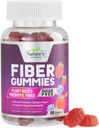 Fiber Gummies dla dorosłych, Sugar Free Daily 4g Gummy Fiber Supplement, Prebiotic Gummy Digestive Health Support - Plant Based Soluble Chews, Prebiotics Supports Regularność i trawienie - 60 Gummies