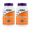 Teraz suplementy żywności, L- Carnitine 1000 mg, Najczystsza forma, Carniclean, Amino Acid, Fitness Support *, 150 tabletek (Opakowanie 2)