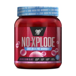 BSN N.O.-XPLODE Cool Rush przed treningiem proszku, Precurrence suplement energetyczny dla mężczyzn i kobiet z kreatyną i alaniną Beta- Alanina, Nowy Flavor: Bubblegum Blast, 30 Służenie