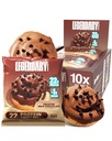 Legendarny żywności Cynamon Roll 22g Bary protein - Gluten- Free, Niskie węglowodany Mączka Opcja - Sweet Zero Sugar Snack, Keto- Friendly - 10- Pack Wysokie białka przed - lub post Workout Bary odżywcze - Czekolada mleczna