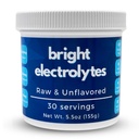 Jasny proszek do nawodnienia elektrolitów - Surowy i naturalny - bez dodawanych aromatów, Zero cukru - Sól morska, himalajski różowy sól, magnezu i potasu - średnio 5,5 oz słoik