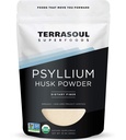 Terrasoul Superfoods Organic Pzyllium Husk Powder, 1 Lb - Superfine Texture Xion124; 99% Czystość Xion124; Perfect for gluten- Free Baking Xion124; No Purple Chleb