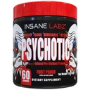 Psychotyczny, intensywny proszek do przygotowania, ekstremalna energia długotrwała, koncentracja i wytrwałość z Beta Alanine, monohydrat kreatynowy, DMAE, 60 Srvgs, owocowy Punch