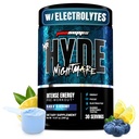 ProSupps Mr Hyde Nightmare Pre Workout Powder z kofeiną & Beta Alanine - Wstępny trening dla intensywnej energii, Mental Focus & Performance - Siłownia i suplementy fitness (Black N 'Blueberry, 30 Służenia)