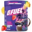 G Paliwo Miami Nights 2.0 Energy Drink Powder, Pre Workout Cafeline Mix for Gaming, Sugar Free Focus Amino, Witamina + Przeciwutleniacze, 8.7oz (Truskawka Pina Colada, 40 Sług)