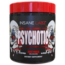 Insane Labz Psychotic, High Stimulant Pre Workout Powder, Extreme Lasting Energy, Focus and Endurance with Beta Alanine, Creatine Monohydrate DMAE, 35 Srvgs (Fruit Punch)