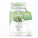 Suplement NAC dla Lung * & Odporność oddechowa i oddechowa * < 124; N- Acetylocysteina dla przeciwutleniaczy 124; 4- in-1 N- Acetylo- L- Cysteina 1200mg < 124; Glicyna NAC < 124; N Acetylocysteina < 124; Vegan, Gluten Free, 90 Kapsułki