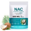 AIQIUSHA NAC Supplement 600mg, N- Acetyl Cysteine Softgels with Coconut & MCT Oil, Daily Wellness Support, Non-GMO, Gluten Free, 300 Softgels