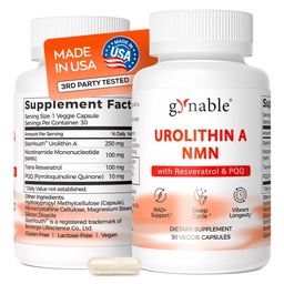 Gynable Urolithin A Supplement with NMN & PQQ, Cellular Energy