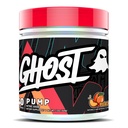 GHOST Pompa w proszku z tlenkiem azotu, brzoskwinia - 40 Służenia - Sugar- Bezcukrowe & Stymi- Bezstykowe Uzupełnienie Przygotowania - L- Citrulina, Azotan argininy & L- glutation - Soy & Gluten- Free, Wegan