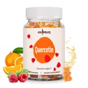 Quercetin 500mg Gummies for Kids, with Bromelain, Vitamin C & D3, Stinging Nettle & Licorice, Seasonal Balance & Body Defenses, Vegan, 60 Gummies