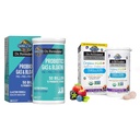 Garden of Life Dr Formulated Once Daily 3-in-1 Complete Prebiotics, Postbiotics & Probiotics & Dr. Formulated Probiotics Organic Kids+ Plus Vitamin C & D - Berry Cherry