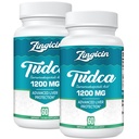 TUDCA Suplement 1200mg - 120 Kapsułek wegetariańskich, Potężny TUDCA Bile Salts Suplementy dla wątroby, trawienie