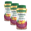Nature 's Bounty Probiotic Gummies, Immune Health & Digestive Balance, Ananas, Malina i Flavor Gummies, 60 Ct (Pack of 3)