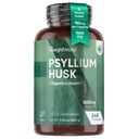 WeightWorld Pyllium Husk Kapsułki 1500mg Per Serving, 240 Kapsułek Wegańskich - 4 Miesiące Dostawy - dla Zdrowia Żywieniowego - Daily Psyllium Husk Fiber Supplement - Non-GMO, GMP- Zatwierdzone, & Allergen- Free