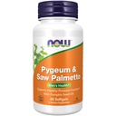 Teraz suplementy żywności, Pygeum & Saw Palmetto z oleju dyniowego nasion, Zdrowie mężczyzn *, 60 Softgels
