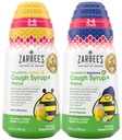 Paleta dzieci Zarbee 's Cough + Mucus Daytime i Nighttime dla dzieci 2- 6 z Dark Honey, Ivy Leaf, Cynk & Elderberry, 1 Pediatrician Recommended, Drug & Alcohol- Free, Mieszane Berry Flavor, 4FL Oz