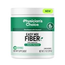 Physician's CHOICE Easy Mix Fiber for Digestive Health & Regularity - No Grit, Sugar Free, & Tasteless - Daily Prebiotic Soluble Fiber Powder Supplement for Women and Men - Unflavored - 7.1oz