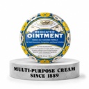 Maść medyczna Rawleigh: 4.5 oz Blue Tin, dorośli i dzieci: torba na zimno, przekrwienie nosa, niewielkie achy i ból, z kamforą, mentol i eukaliptusem, Non-Greasy Formula - Opakowanie 1