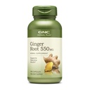 GNC Herbal Plus Ginger Root suplement 550mg, wspiera zdrowie pokarmowe, 100 Służenia