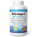 Natural Factors, RxOmega-3 Fish Oil, Pharmaceutical Grade, 1260 mg Omega-3 Per Serving, No Fishy Aftertaste, 240 Count (Pack of 1)