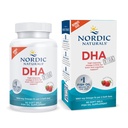 Nordic Naturals DHA Xtra, Strawberry - 90 Soft Gels - 1660 mg Omega-3 - Wysoka Intensywność DHA Formuła dla wspomagania mózgu i układu nerwowego - Non-GMO - 45 Służenie