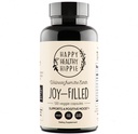 Suplement Wspomaganie nastroju Joy- Filled Mood Supplement - 7 Herb Complex w / St. Johns Worts (120 Ct) 124; Stress Relief Supplement z Rhodiola Rosea, Eleuthero British 124; Pomaga uspokoić umysł i ciało 124; 100% Plant- based Happy Pills