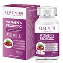 Women's Probiotics, 120 Tablets 120 Billion CFU 18 Strains, Contains Organic Prebiotic Cranberry, Probiotic Supplement for Digestion, Immunity, Women's Health, Soy Gluten Dairy Free