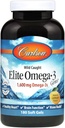 Carlson Elite Omega-3 Gems, Norwegian, 1, 600 mg Omega- 3, Soft żele, 180 Count