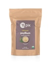 Yupik Organic Whole Husk Psyllium 8.8 Oz (Pack of 6), 95% Czystość, Fiber rozpuszczalny, USDA Certified, Non-GMO, Kosher, Gluten- Free, Sugar- Free & Fat- Free, Unflavored, Plant- based