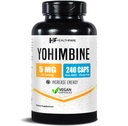 Zdrowie Yohimbine HCL 5 mg 124; 240 Vegan kapsułki 124; Maksymalna moc Formuła 124; Wegan, Non-GMO, Gluten- Free 124; Made in USA